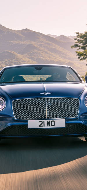 Fast Moving Bentley Iphone Wallpaper