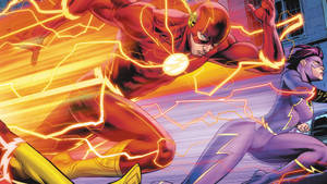 Fast The Flash Graphic Drawing Wallpaper