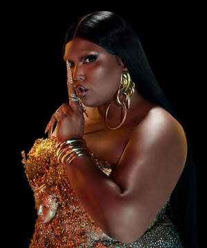 Fat Black Woman Shush Wallpaper