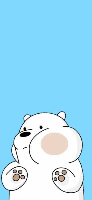 Fat Ice Bear Cute Iphone Wallpaper