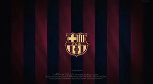 Fc Barcelona Red Black Stripe Desktop Wallpaper