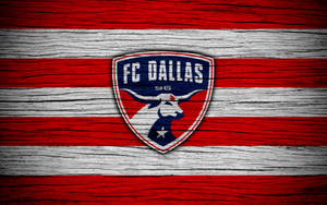 Fc Dallas Logo Stripes Wallpaper