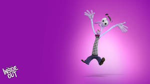 Fear Inside Out Pink Background Wallpaper