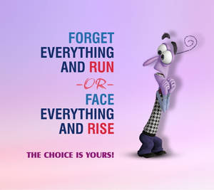Fear Inside Out Quote Wallpaper