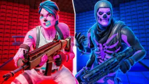 Fearless In The Face Of Evil - The Purple Skull Trooper Wallpaper