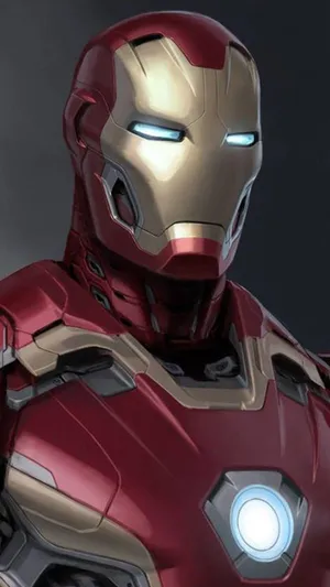 Fearless Iron Man In Action Wallpaper