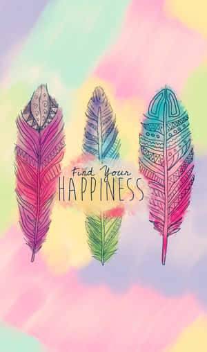 Feathers Of Happiness By Samantha Mcfly Wallpaper