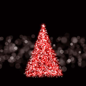 Feel Festive With This Red Christmas Iphone Wallpaper Wallpaper