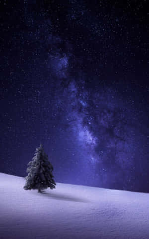 Feel The Chill Of Winter With The Snow Iphone Wallpaper