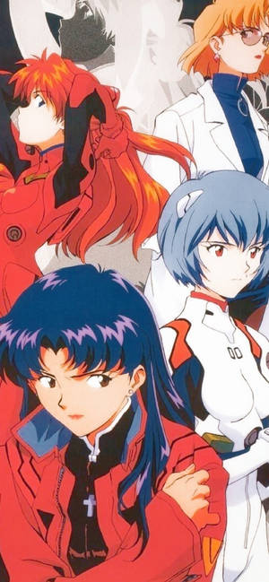 Feel The Power Of Nerv With The New Evangelion Phone. Wallpaper