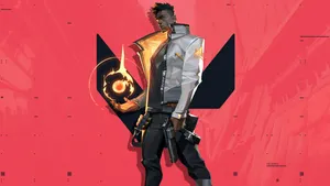 Feel The Power Of Phoenix’s Flare - Valorant Wallpaper