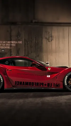 Feel The Power Of The Ferrari Iphone X Wallpaper