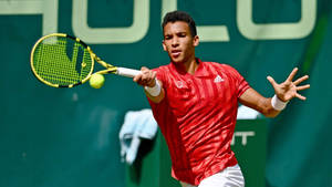 Felix Auger Aliassime Immersed Expression Wallpaper