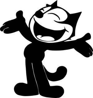 Felix The Cat Happy Mood Wallpaper
