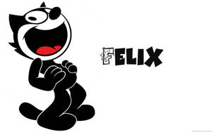 Felix The Cat In Laughter Wallpaper