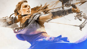 Female Archer Playstation Wallpaper