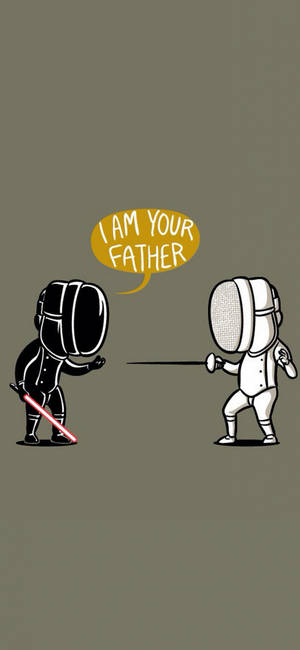 Fencing Star Wars Parody Art Wallpaper