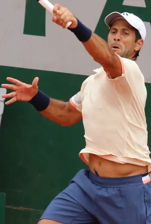 Fernando Verdasco Fluttering Shirt Wallpaper
