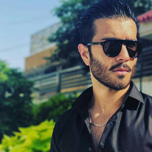 Feroz Khan Black Shirt And Shades Wallpaper