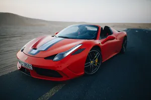 Ferrari Outdoor Photoshoot Wallpaper