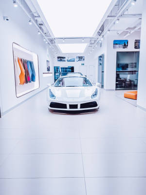 Ferrari Showroom Wallpaper