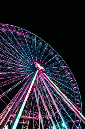 Ferris Wheel Light Wallpaper