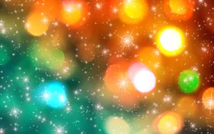 Festive_ Bokeh_ Lights_ Background Wallpaper