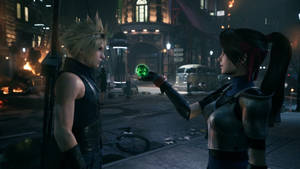 Ff7 Jessie And Cloud Wallpaper