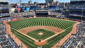 Field Of Yankee Stadium Bronx New York 4k Wallpaper