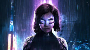 Fierce Alita Battle Angel Wallpaper