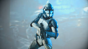 Fierce Clone Trooper Star Wars Wallpaper