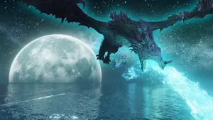 Fierce Dragon Unleashing Dracarys Wallpaper