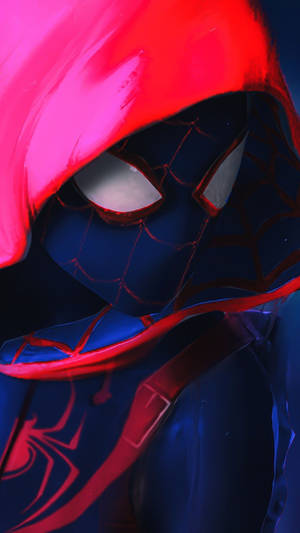 Fierce Spider Man Spider-verse Wallpaper