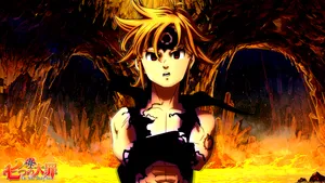 Fiery Demon King Meliodas Wallpaper