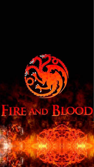 Fiery House Targaryen Wallpaper