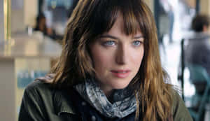 Fifty Shades Of Grey Anastasia With Bangs Wallpaper