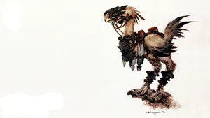 Final Fantasy 14 Chocobo Art Wallpaper
