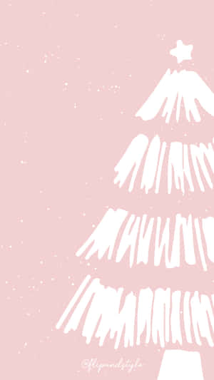 Find Joy In Rose Gold Christmas Wallpaper