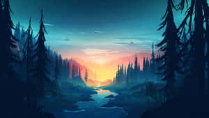 Find The Magic Of Nature In The Simplicity Of Nature Wallpaper