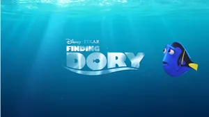 Finding Dory Poster Bluish Ocean Background Wallpaper