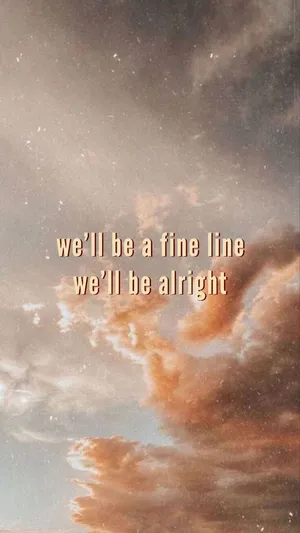 Fine Line Sky Lyrics Wallpaper