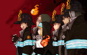 Fire Force Anime Firefighters Wallpaper