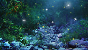 Firefly Hd With Rocks Wallpaper