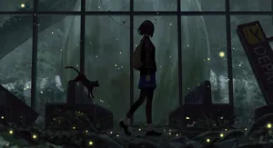 Firefly Hd With Silhouette Wallpaper