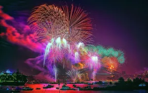 Fireworks New Years Eve Wallpaper