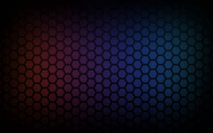 Fisheye Hexagon Gradient Wallpaper