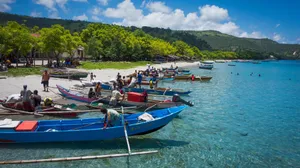 Fishing Boats Atauro Island Timor Leste Wallpaper