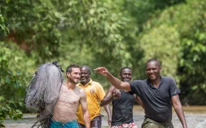 Fishing In Gabon Wallpaper