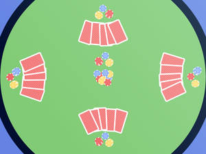 Five-card Draw Illustration Wallpaper