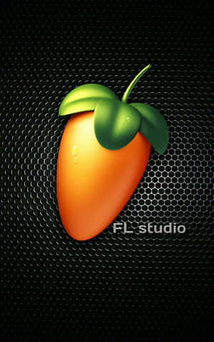 Fl Studio Logo On A Black Background Wallpaper